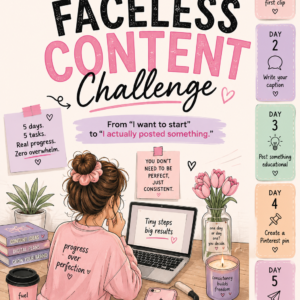 5 day faceless content challenge