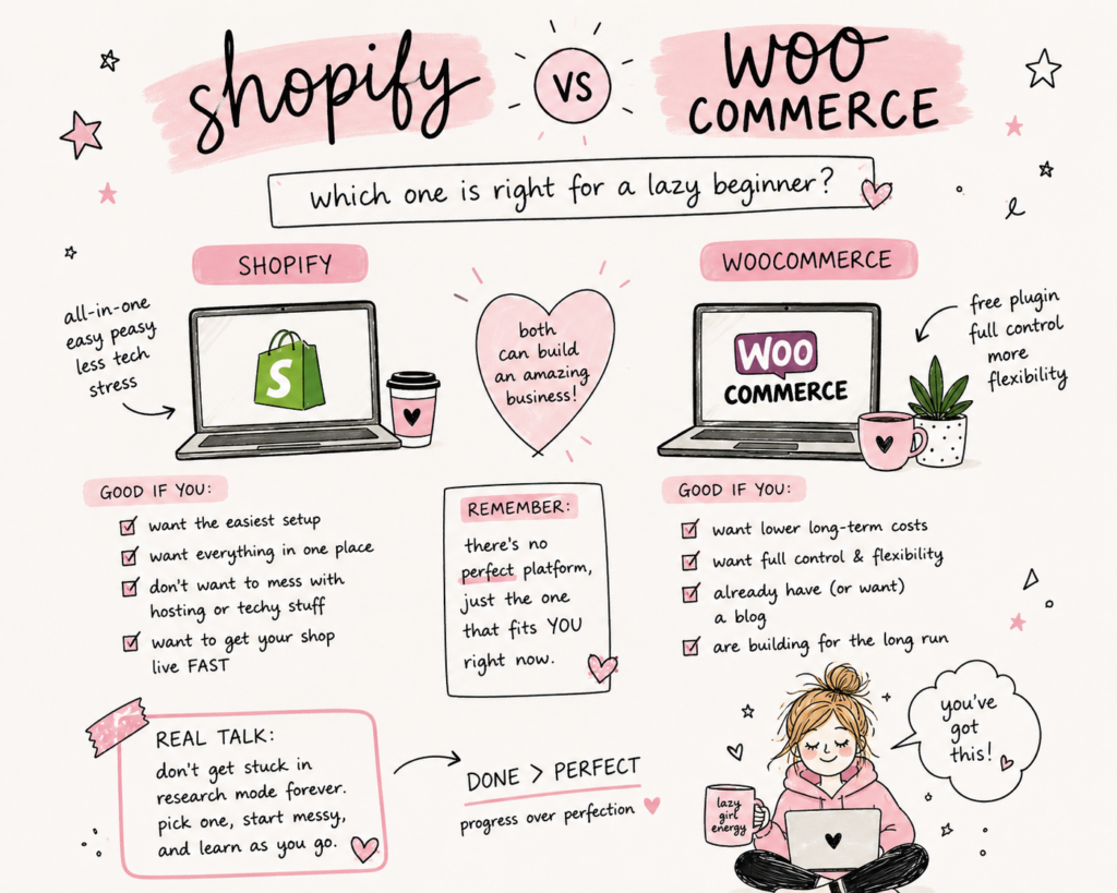 Shopify vs Woo Commerce