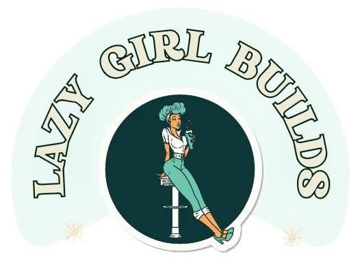 Lazy Girl Builds Logo